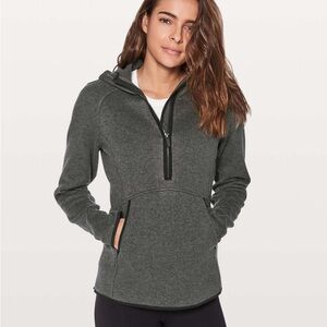 lululemon athletica Charcoal Half-Zip Hoodie